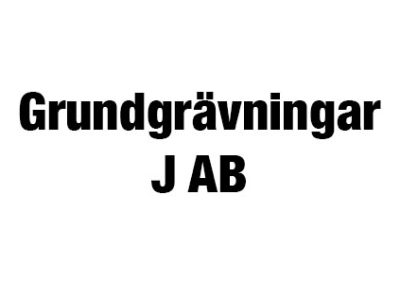 Grundgrävningar J AB